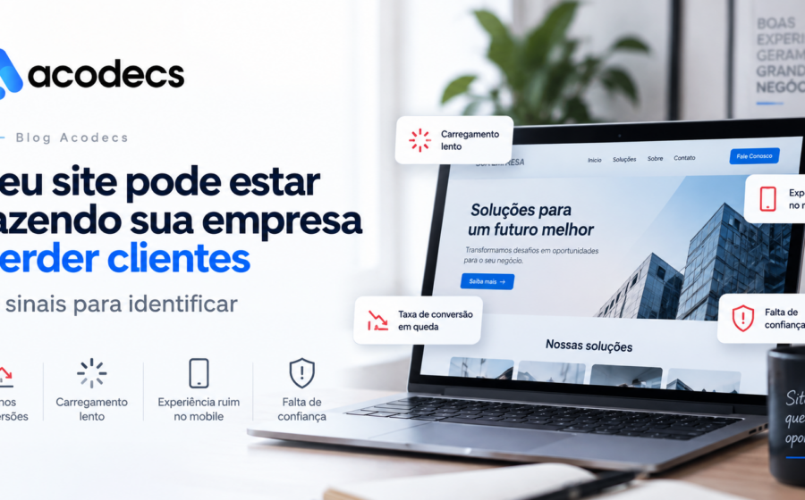 Seu site não gera clientes Veja 10 sinais